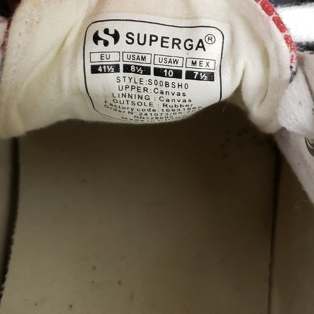 Superga American Flag Print Canvas Sneakers - Picture 2 of 10